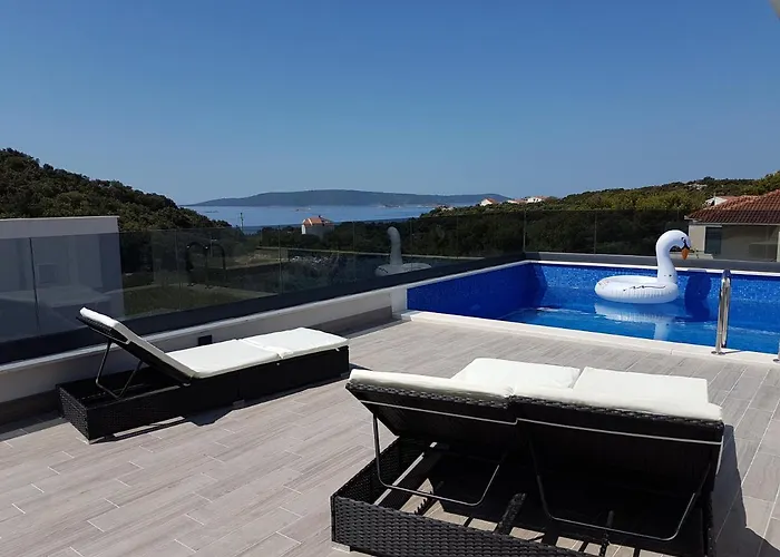 Ivana - Sea View - Trogir, Ciovo Villa *